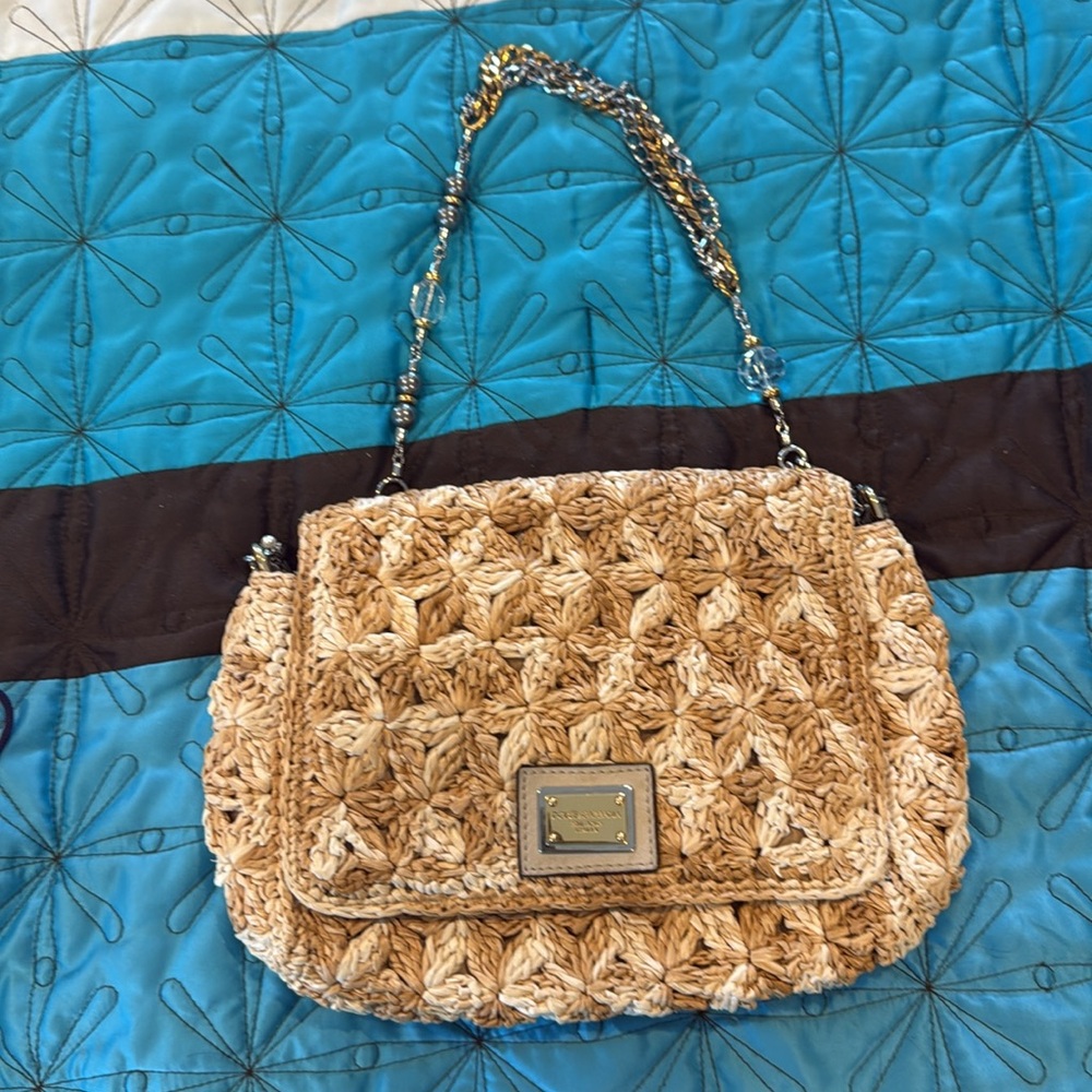 Dolce & Gabbana Straw Bag EUC - Picture 5 of 12